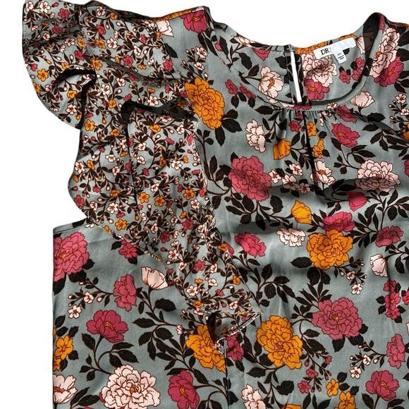 DR2 women’s XXL top with flutter sleeves - Picture 2 of 8